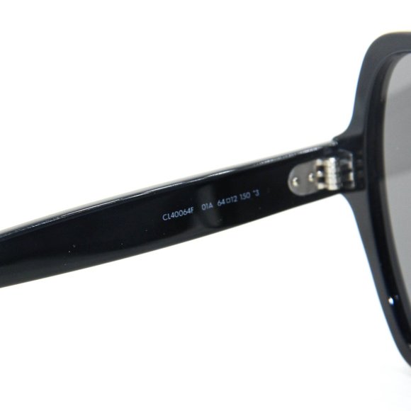 NEW CELINE CL40064F 01A BLACK GREY AUTHENTIC FRAME SUNGLASSES 64-12-150 - Picture 8 of 9